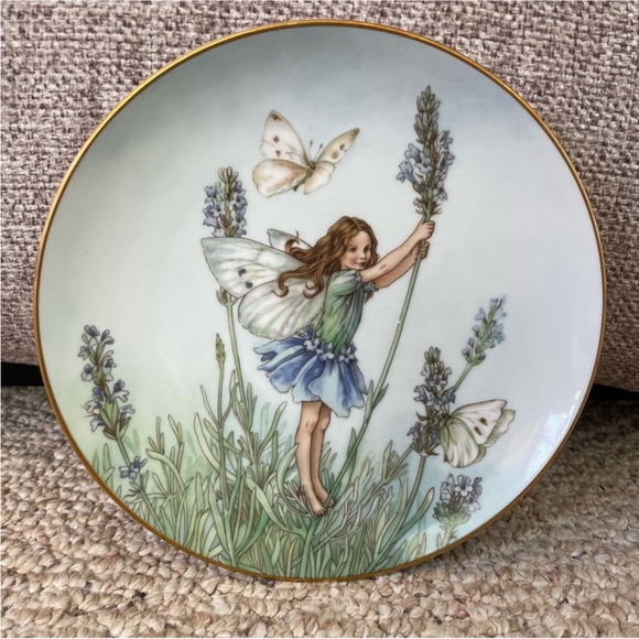 Cicely Mary Barker Other - Collectible Lavender Fairy Decorative Plate by Cicely Mary Barker